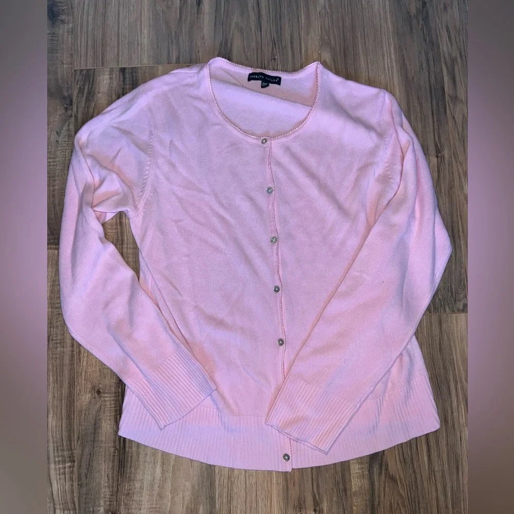 Carolyn Taylor Light Pink Sweater - Picture 1 of 4
